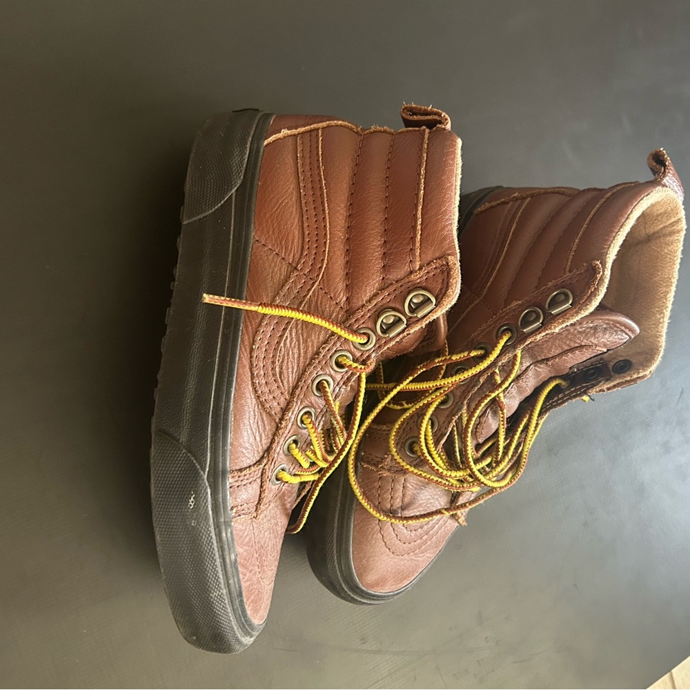 Vans Brown High-Top Sneakers